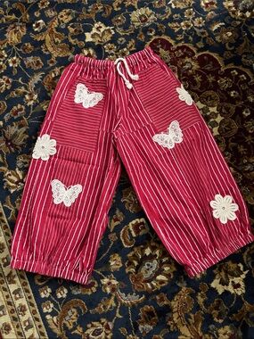Davi & Dani Red Balloon Harem Jogger Pants M